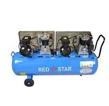 300L 3.0HP Twin Motor Copper Wire Portable Air Compressor High Pressure Powerful