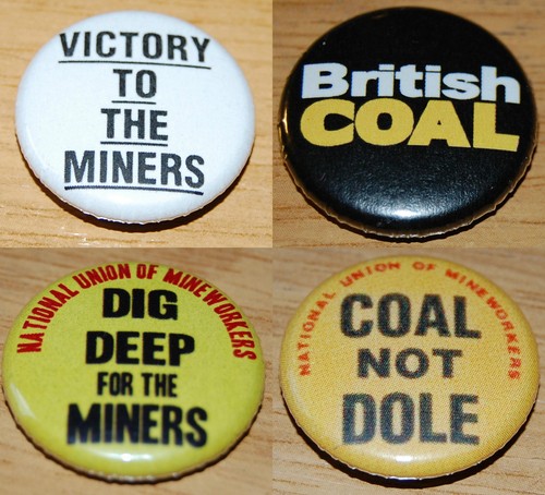Coal not dole - coal, button