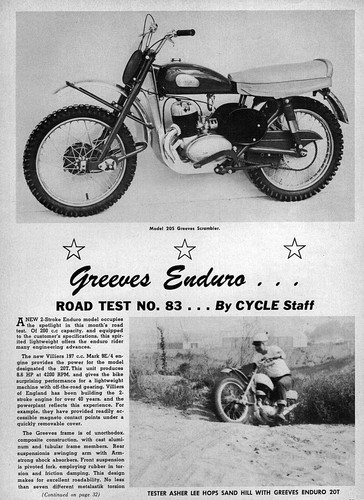 1957 greeves 200 enduro - 1957,