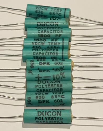 Lot ducon 1500pf - 10, x