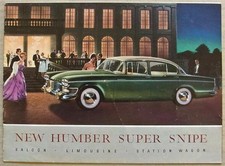 HUMBER Super Snipe Car Sales