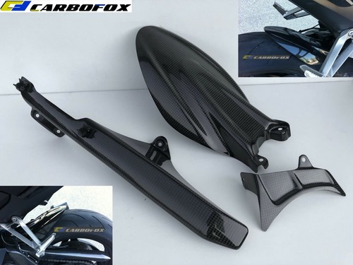 Carbon rear fender hugger - carbon, +