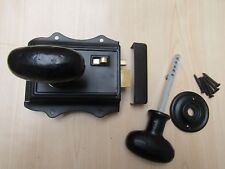 TRADITIONAL CLASSIC RETRO VINTAGE OLD ENGLISH RIM DOOR LOCK KNOB HANDLES SET