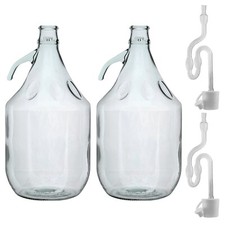 Home brew pack of two 5L glass