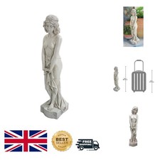 Inspirational Off-White Greek Goddess Harmonia Statue for Elegant Gardens 86.5cm