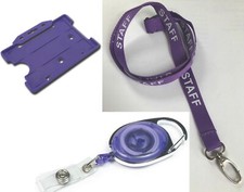 PURPLE STAFF LANYARD Neck