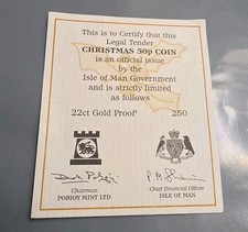 Isle Of Man Gold 50p Coin