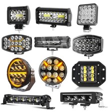 12V LED Work Light Bar Flood Spot Lights Driving Offroad Car 4x4 Truck SUV ATV