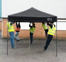 MAXIMUS® HEAVY DUTY POP UP GAZEBO 3mx3m COMMERCIAL MARKET STALL & 4 WEIGHT BAGS
