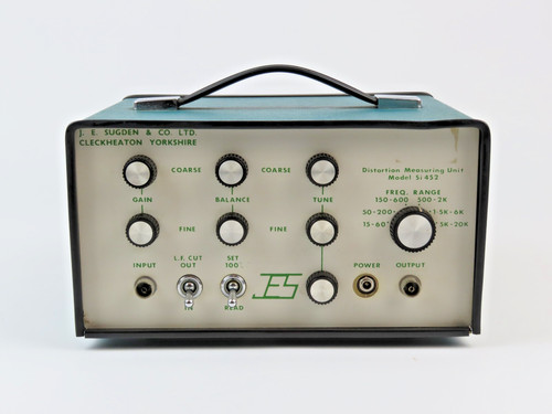 Sugden si 452 distortion - j.e.,