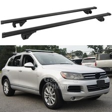 53" Car Roof Rack Black Cross