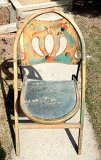 Vintage Bent Wood Folding