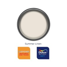Dulux Paint Summer Linen Matt Emulsion Various Finishes 2.5 Litres