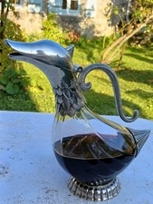 Vintage Silver Plated & Glass