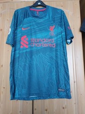Liverpool Green Away Shirt 22/23 Size Medium In Very Good Condition