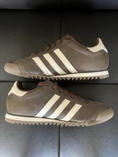 Adidas Rom Leather Trainers Brown/beige UK Size 7.