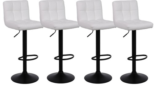 White bar stools breakfast - 4,