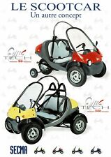 SECMA Fun TECH car (made in France) _2000 brochure / brochure  