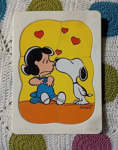 Vintage snoopy jigsaw fisher - vintage,