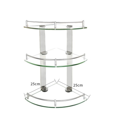 Bathroom corner glass - bathroom,