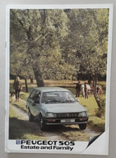 Peugeot 505 Estate Brochure