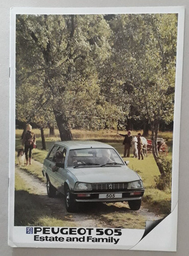 Peugeot 505 estate brochure - peugeot,