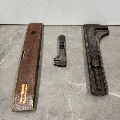 Vintage spirit level brass - vintage,