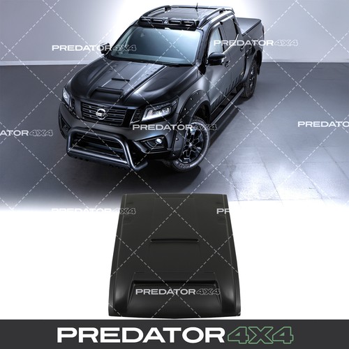 Matte black bonnet scoop cover - matte,