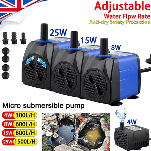 1500l hour 25w - 25w, submersible