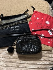 Pom Pom London Patent Black