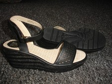 Ladies FLY LONDON Black Wedge