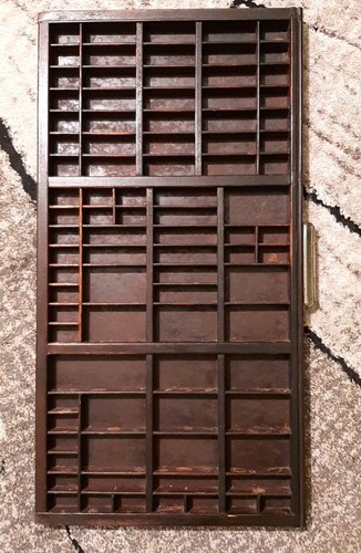 Hamilton letterpress tray - hamilton,