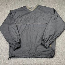 Sunderland of Scotland Jacket Mens Medium Black V Neck Waterproof Golf Smock