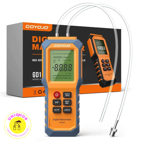 Digital manometer with backlit - digital,