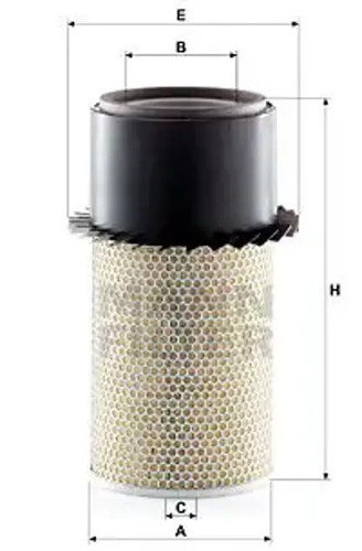 Air filter insert - insert, c