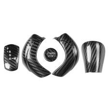 Gear Shift Knob Engine Start Stop Button Cover Trim For Nissan GTR R35 2008-2016