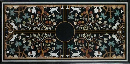 Black marble coffee - black,