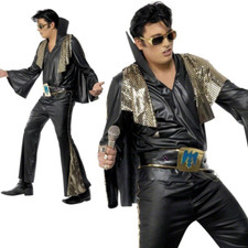 Elvis Black and Gold Costume
