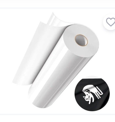 White heat transfer - heat, vinyl