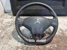 Citroen C3 Steering Wheel & SRS Horn Button 3 Spoke 2010 MK2 SC OEM 96710277ZD