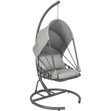 Hanging Egg Chair & Swing Ergonomic Design, Perfect for Garden, Terrace, Balcony