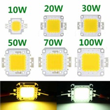 COB LED Chip Lights High Power SMD Bulb 100W 50W 70W 30W 20W 10W Floodlight Lamp