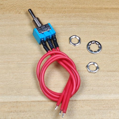 Prewired blue mini toggle - mini,