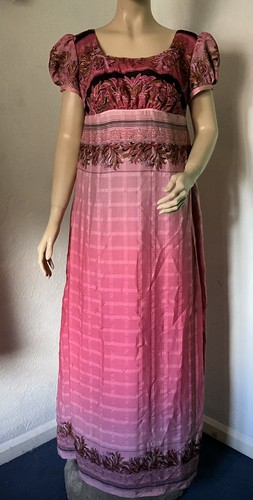 Regency silk gown jane austen - gown,