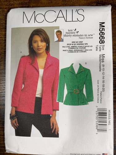 Mccall m5668 sewing - m5668, pattern