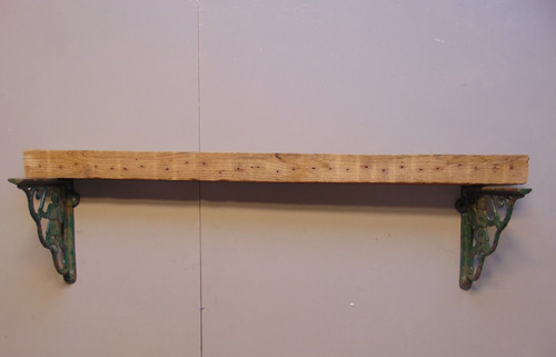 Pine beam floating mantle - pine,