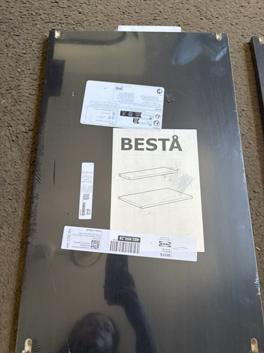 Ikea bestå shelf black brown - shelf,