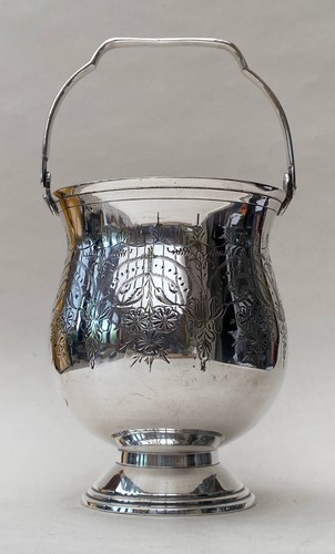 Silver plate ice bucket - plate,