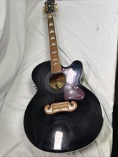 EPIPHONE EJ-200SCE/BK
