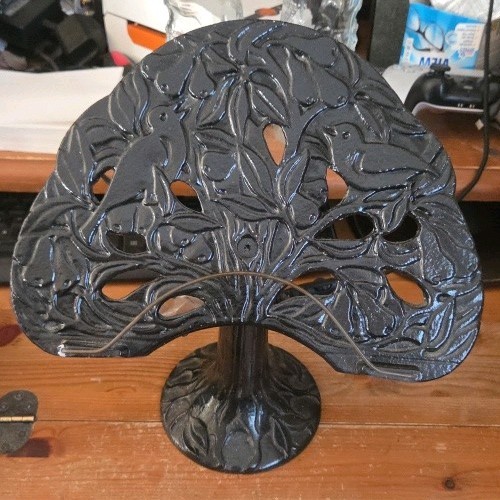 Vintage cast iron - green, bird